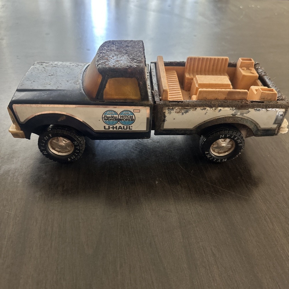 Vintage Nylint U-Haul Pickup Truck Original Toy Rustic Patina 1970s/80s – Rare